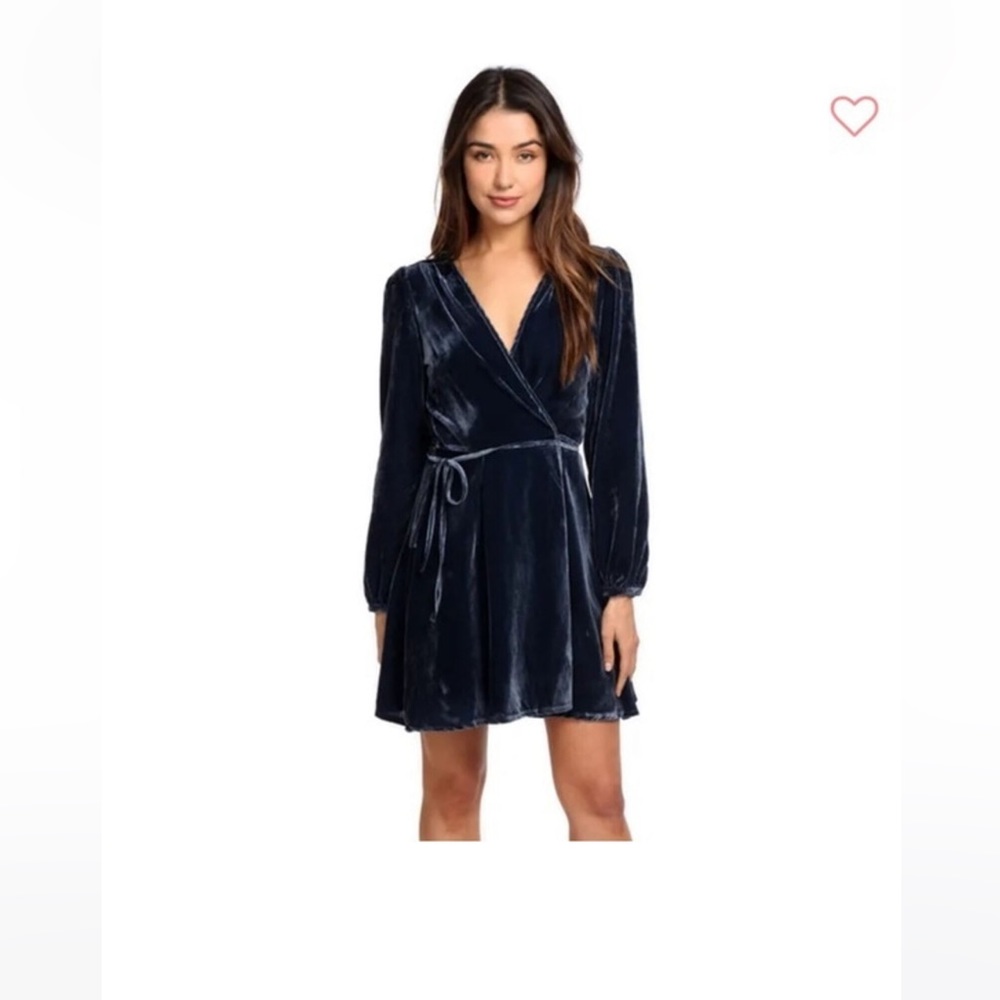 Yumi Kim The Duchess Velvet Wrap Dress Sz S Petite